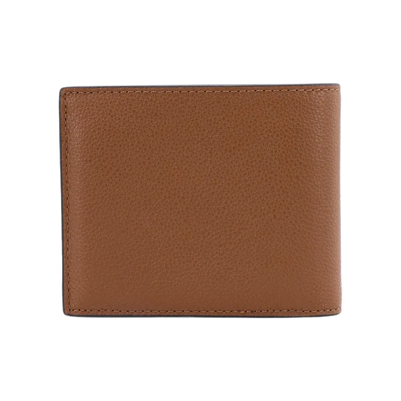 COACH 3 IN 1 Wallet Litchi Grain Cow Leather 3 in 1 Wallet Men's Dark Brown-3