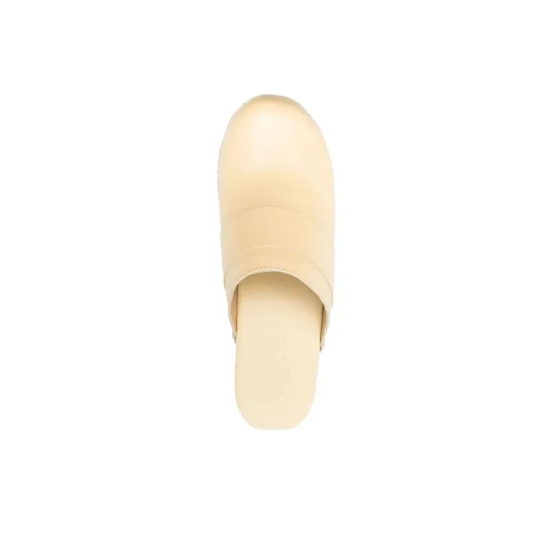 Aeyde Bibi 60mm Leather Wooden Mules Women's-3