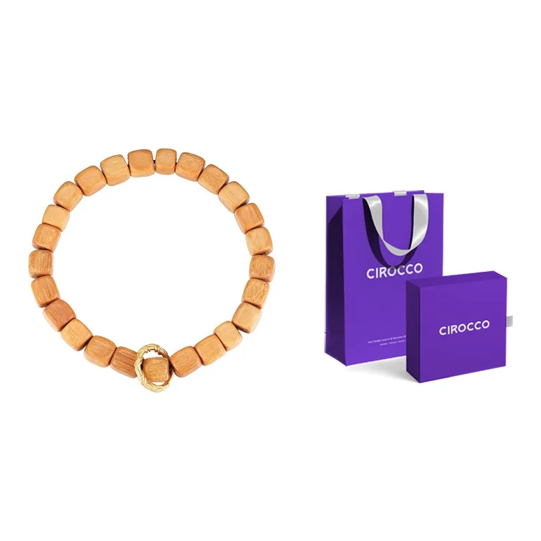 CIROCCO Wooden Bracelets Unisex Good Luck-0