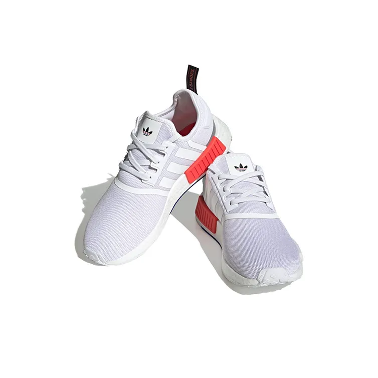 adidas originals NMD_R1 White Bright Red-2
