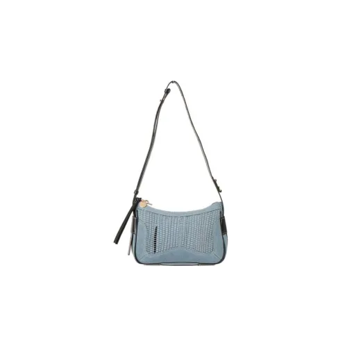 See By Chloe Cotton With Cow Leather Handbag, Shoulder Bag Women's Blue