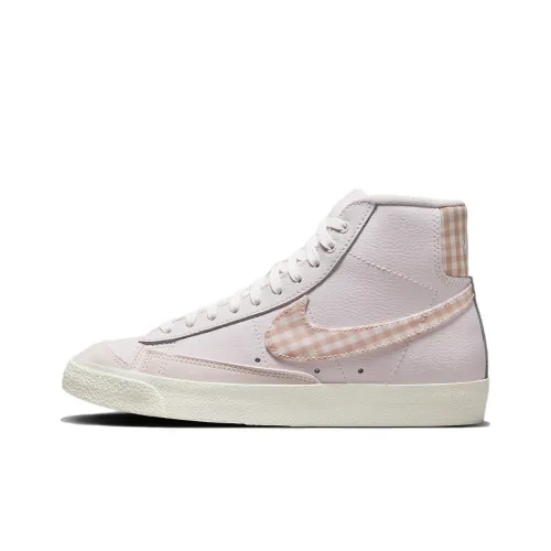 Nike Blazer Skateboard Shoes Unisex Mid-Top Pink