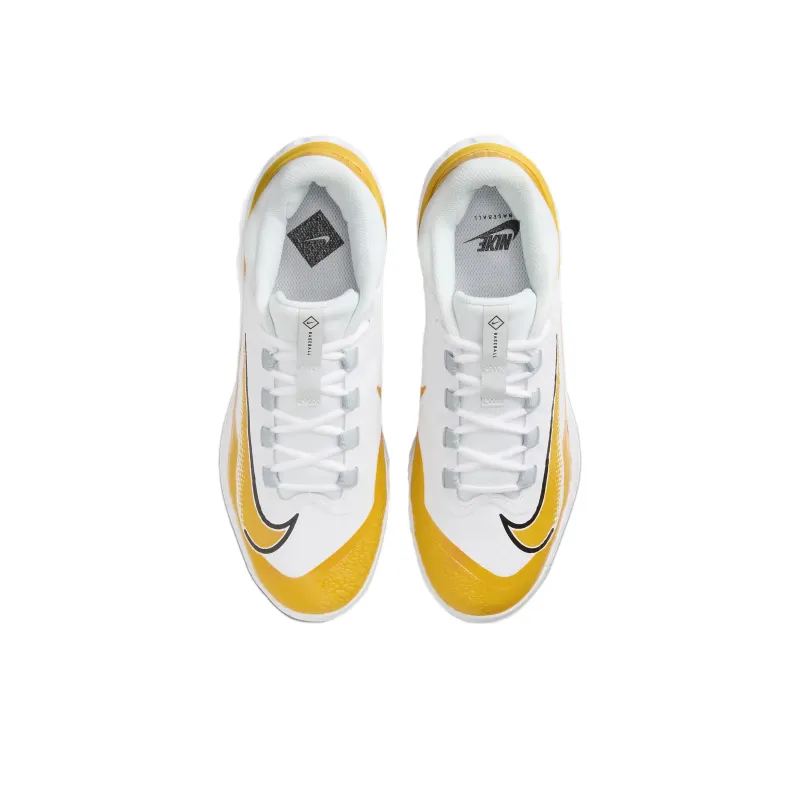 Nike Alpha Huarache Elite 4 Low Tb 'White Amarillo'-3