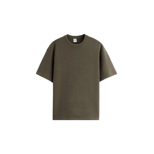 ZARA T-Shirts Men Green