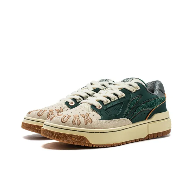 LiNing Rookie 2 Low-Top Skateboard Shoes Men's Scallion Green-2