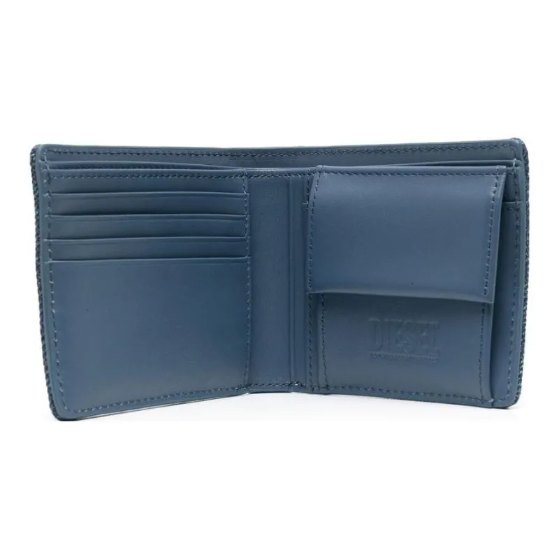 DIESEL Embossed-logo Denim Wallet-1