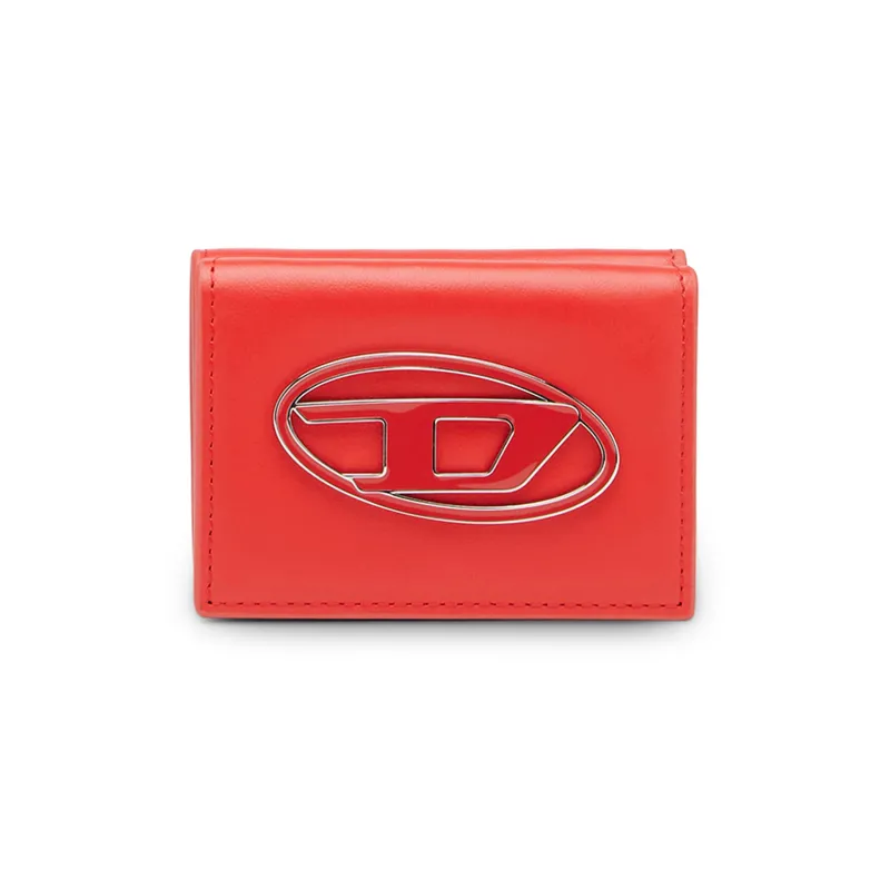 DIESEL Cow Leather Wallet Regular Women's Red-0