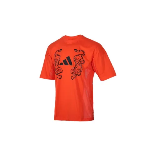 Adidas T-Shirts Men Orange