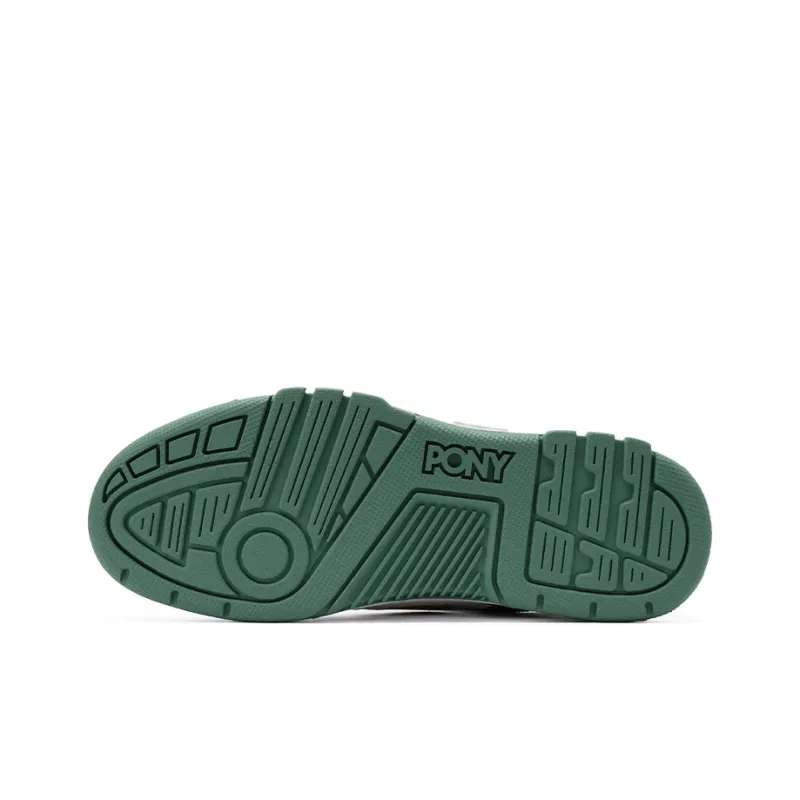 PONY Reverse Low Top Skateboard Shoes Unisex Green-4