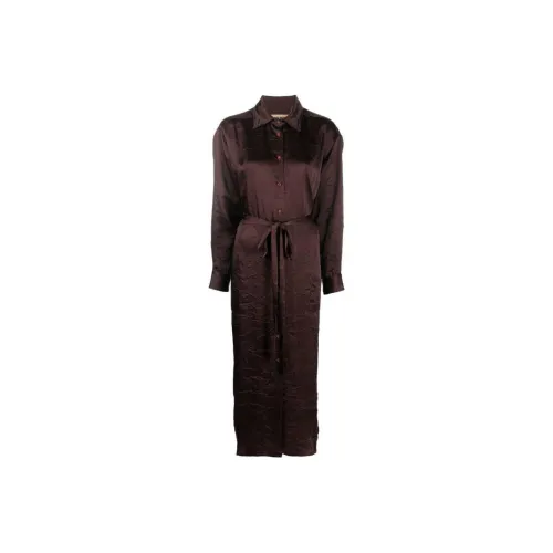 UMA WANG Long-Sleeved Dresses Women's Burgundy