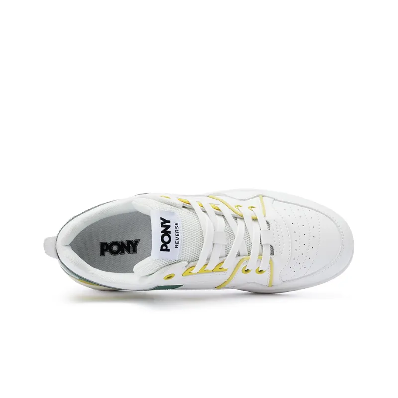 PONY Reverse Low Top Skateboard Shoes Unisex Green-2