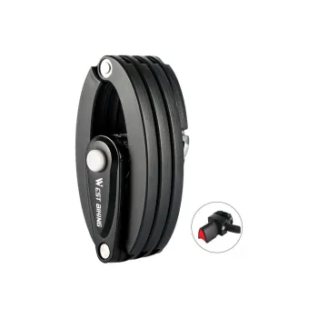 WEST BIKING Bicycle Locks Anti Pick, Anti Rust, Adjustable Coded Lock