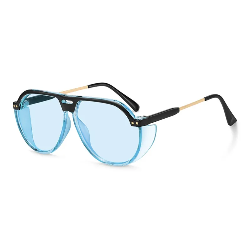 MUYKUY Injection Molding Irregular Shape Sunglasses Unisex-8