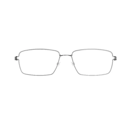 LINDBERG Titanium Rectangular Eyeglass Frames Unisex Silver