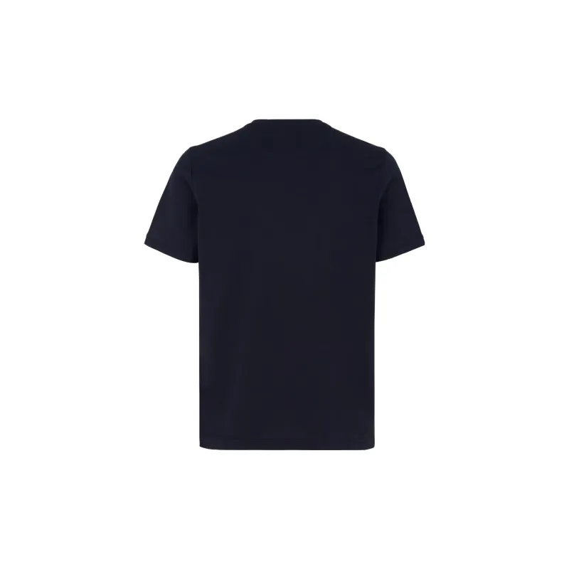 FENDI O'Lock embroidered Cotton T shirt-1
