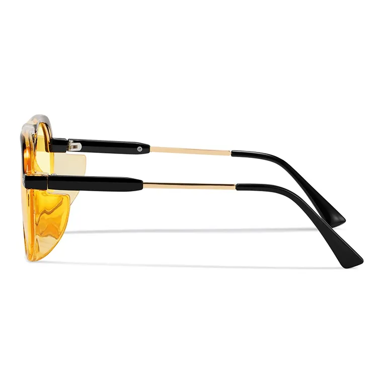 MUYKUY Injection Molding Irregular Shape Sunglasses Unisex-3