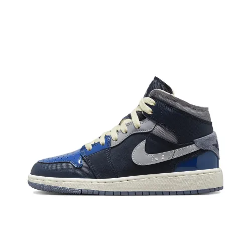 Jordan 1 Mid SE Craft Obsidian GS