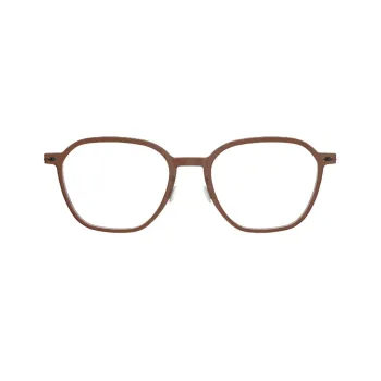 LINDBERG Plate Frame Titanium Irregular Shape Eyeglass Frames Unisex Black