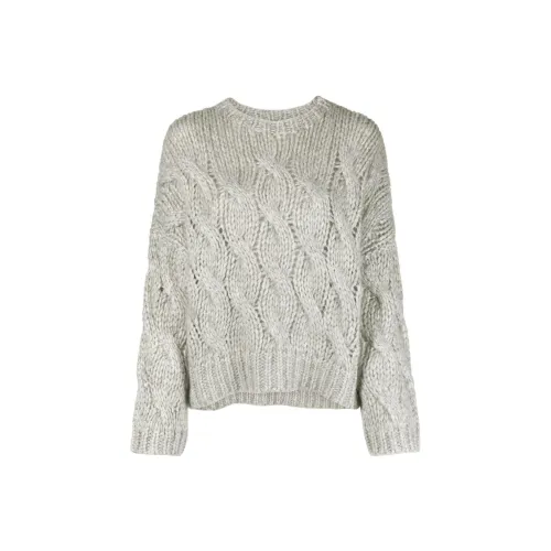 Brunello Cucinelli Sweaters Women's Light Gray