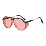 MK370YJ-002 Translucent Magenta Frame with Ocean Red