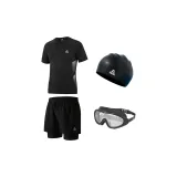Swimsuit+Swimming Shorts+Swim Goggles+Swimming Cap