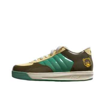 Kanye x Reebok Slip Resistant Low Top Skateboard Shoes Men's Green Turquoise