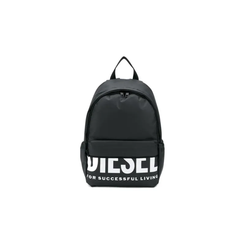DIESEL Polyester Backpack Unisex Black-0