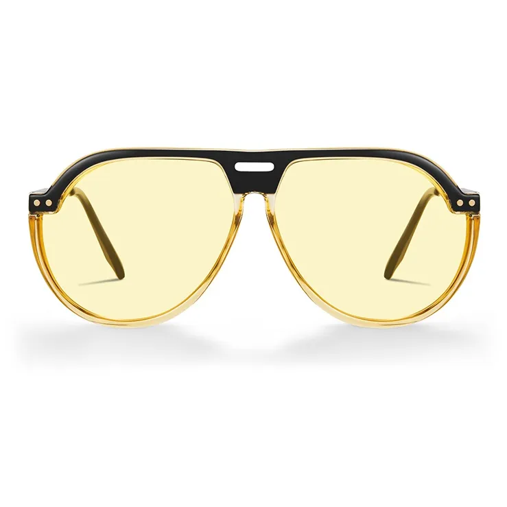 MUYKUY Injection Molding Irregular Shape Sunglasses Unisex-2