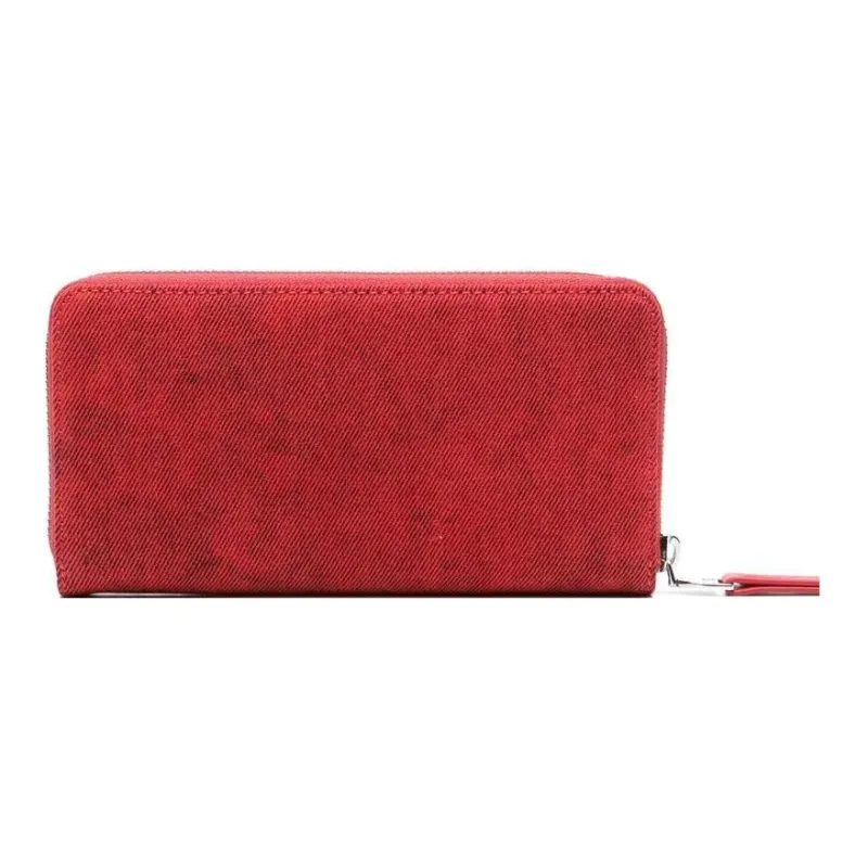 DIESEL Cotton Clutches Wallets Regular Women's Red-1