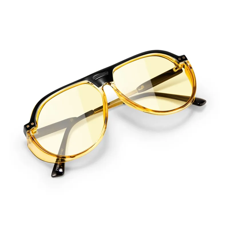 MUYKUY Injection Molding Irregular Shape Sunglasses Unisex-1