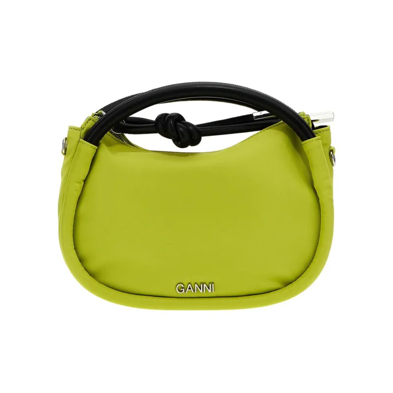 GANNI Technical Fabric Shoulder Bag Crossbody Bag Mini Women's Green-1