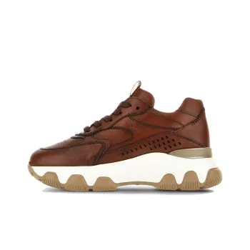 HOGAN Hyperactive Low-Top Casual Shoes Women's Brown