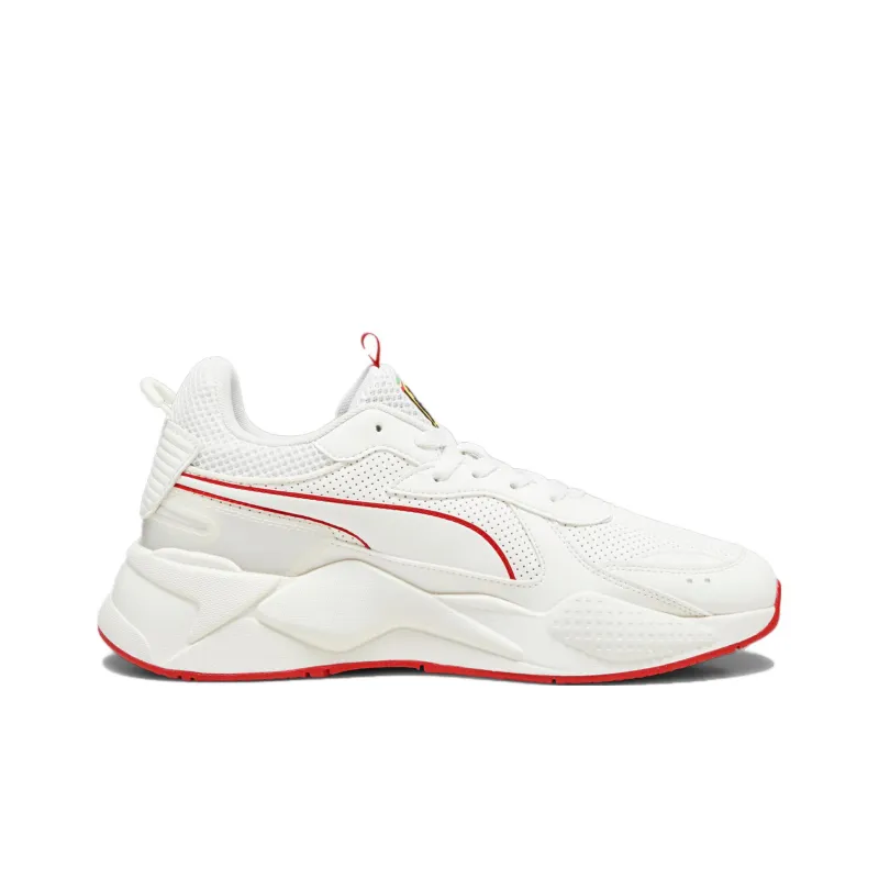 PUMA Scuderia Ferrari RS X Shock Absorbers Low Top Casual Shoes Men's White-1