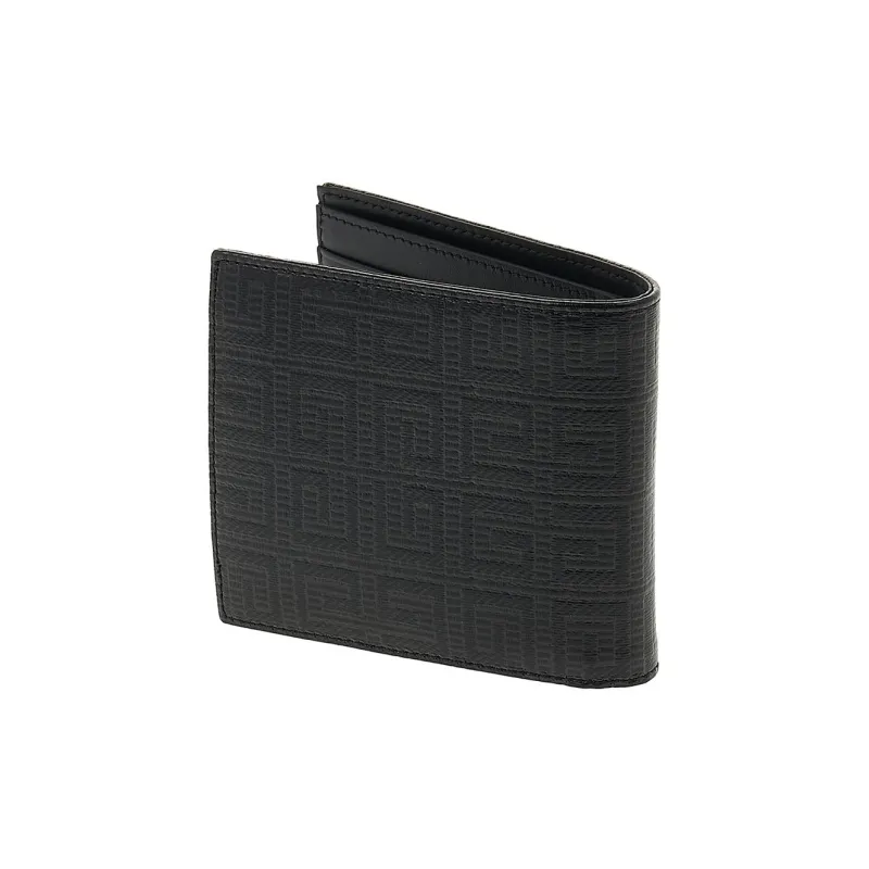 GIVENCHY 4G Leather Wallet Men's Black-3
