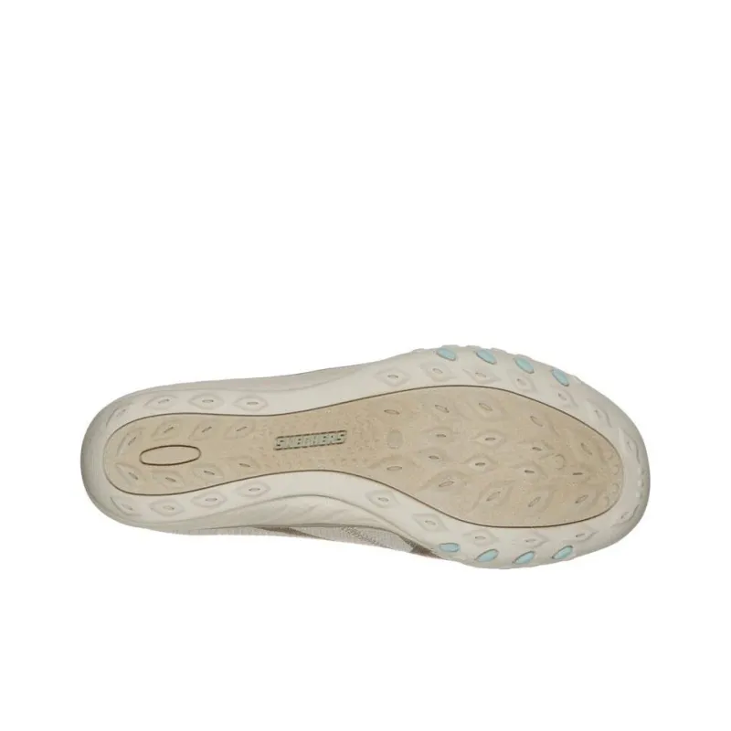 Skechers Breathe-Easy -A Look Slip-Resistant Breathable Lightweight Low-Top Casual Shoes Women's Ecru-3