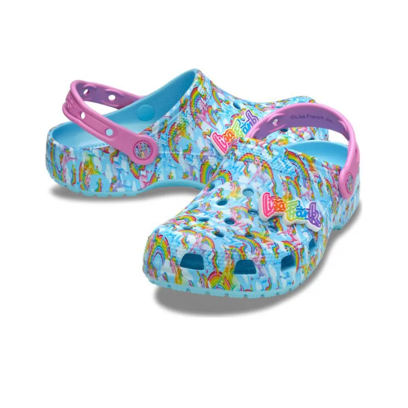 Crocs Classic X Lisa Frank Clogs 'Unicorns' Women's-3
