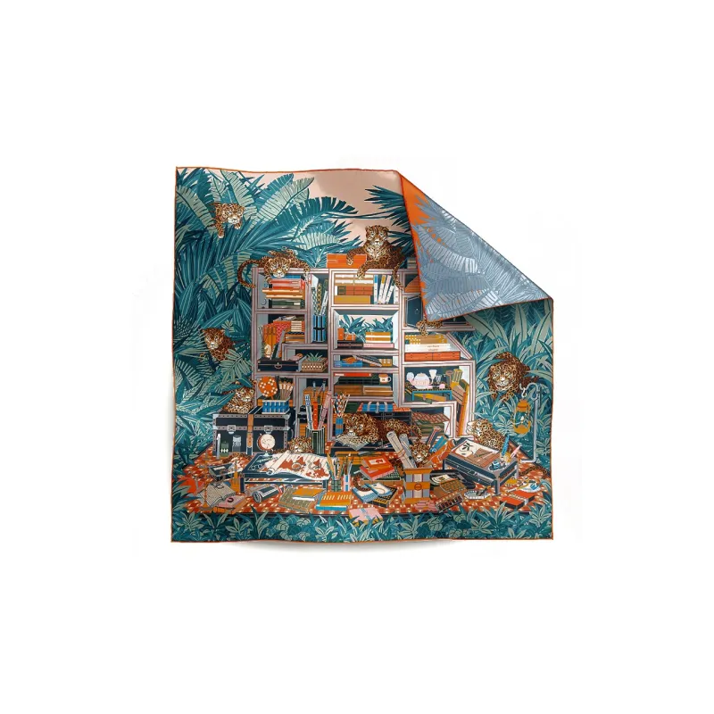 HERMES Silk Scarves Women's Multicolor-2