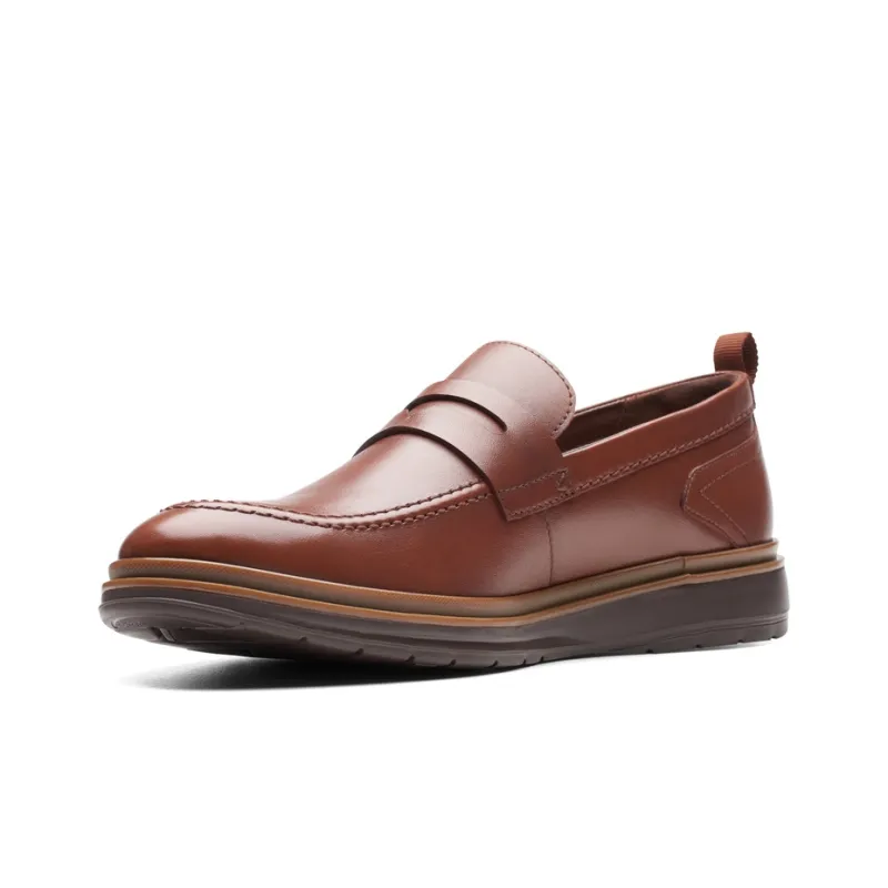 Clarks Loafers Men Tan-1