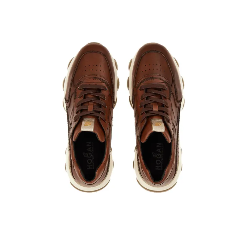 HOGAN Hyperactive Low-Top Casual Shoes Women's Brown-2