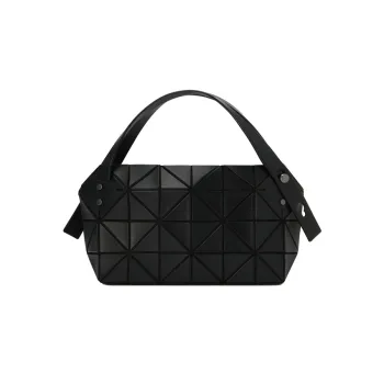 ISSEY MIYAKE SlashBoston PVC Boston Bag, One Shoulder Handbag Regular Unisex Black