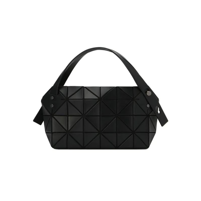 ISSEY MIYAKE SlashBoston PVC Boston Bag, One Shoulder Handbag Regular Unisex Black-0
