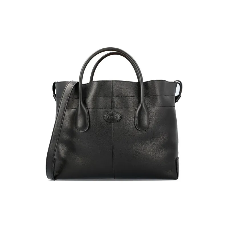 TOD'S Di Logo Patch Drawstring Tote Bag-2