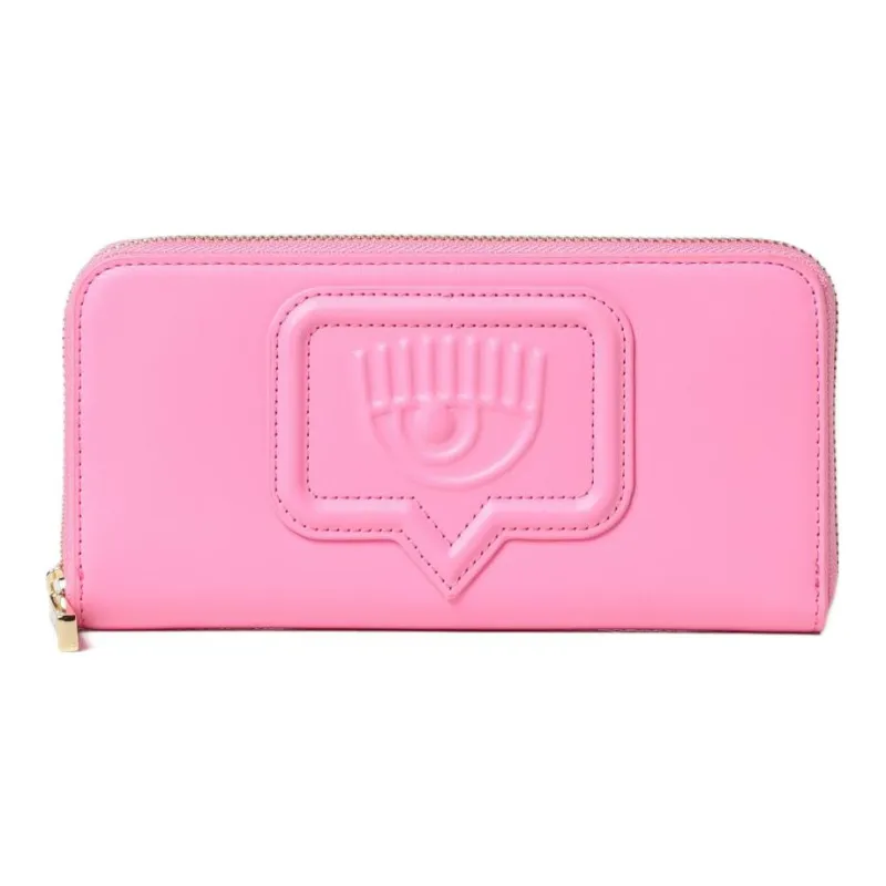 CHIARA FERRAGNI Eyelike Polyester Wallet Women's Pink-0
