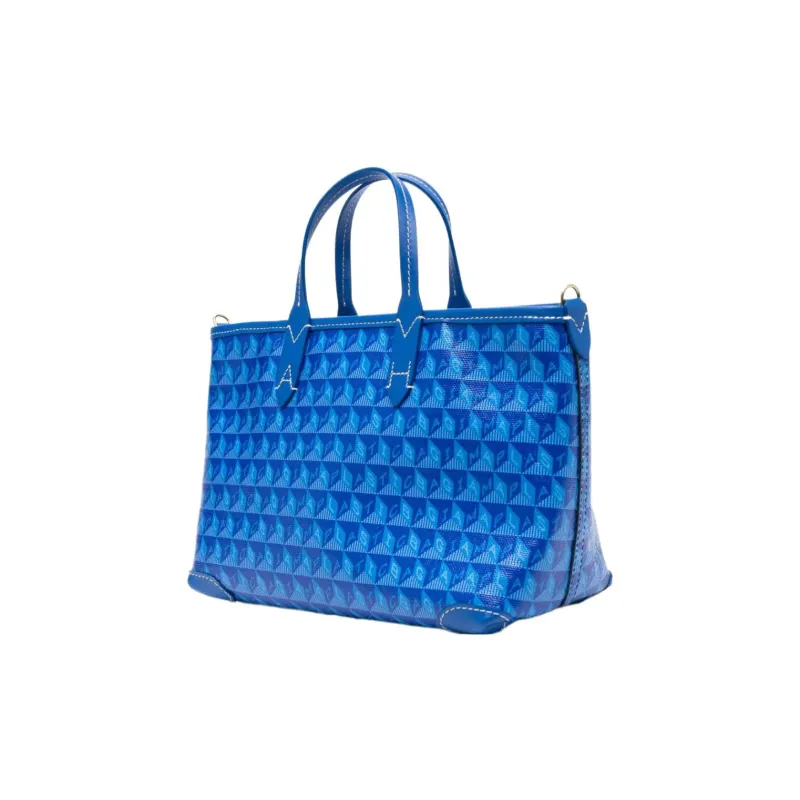 Anya Hindmarch Canvas Handbag Women's Electric Blue-4