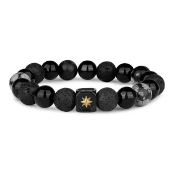 AWD Jade Bracelets Men Black