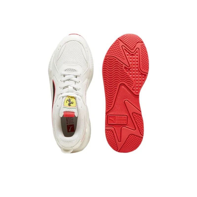 PUMA Scuderia Ferrari RS X Shock Absorbers Low Top Casual Shoes Men's White-3