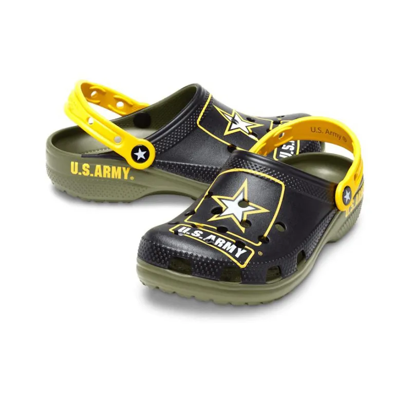 Crocs Classic Us Army Clogs 'Army Green'-2