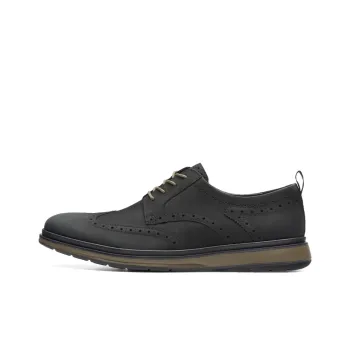 Clarks Chatri Series Casual Leather Shoes Men's Black