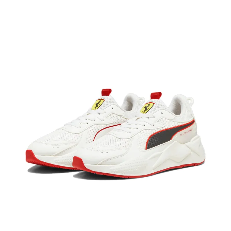 PUMA Scuderia Ferrari RS X Shock Absorbers Low Top Casual Shoes Men's White-2