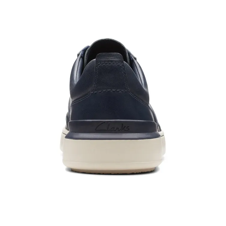 Clarks Low Top Skateboard Shoes Men's Marine Blue-3